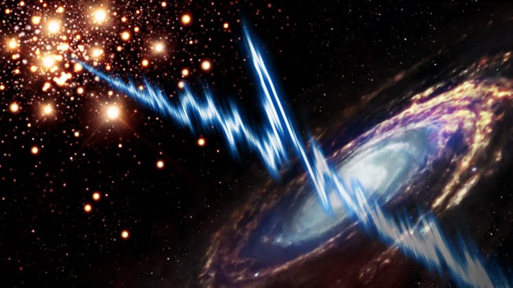 fast radio burst illustration