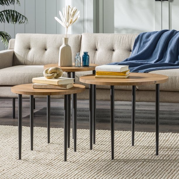 Modern Round Nesting Coffee Tables