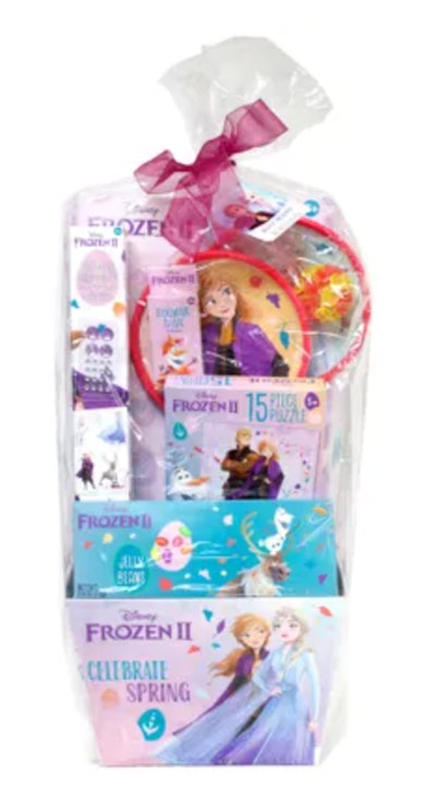 This premade Easter basket includes 'Frozen II' toys.