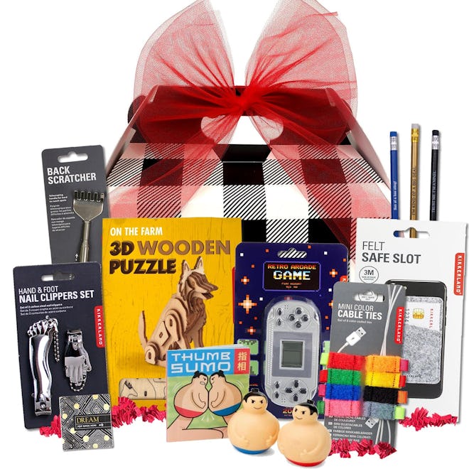 This pre-filled Easter gift box includes items for teen boys.