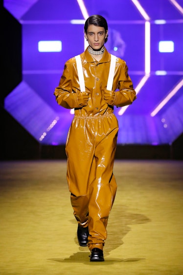 Kim Kardashian Doubles Down on Prada Leather During Milan Fashion Week