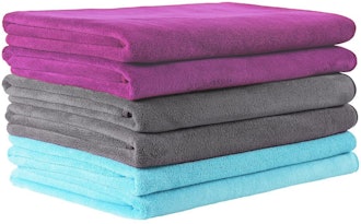 JML Microfiber Bath Towel Set (6-Pack)