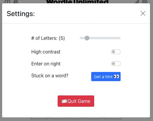 'Wordle Unlimited' gives you infinite pulls at the slot machine