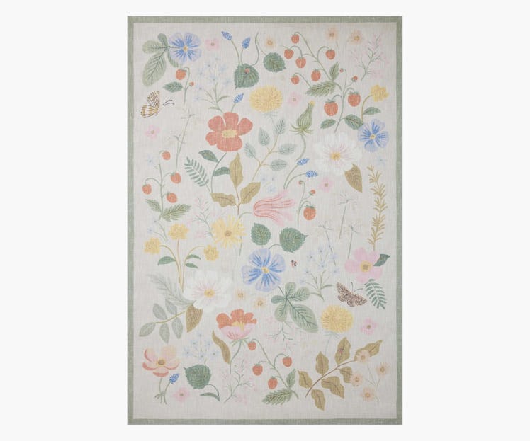 rifle paper co. loloi rug for spring