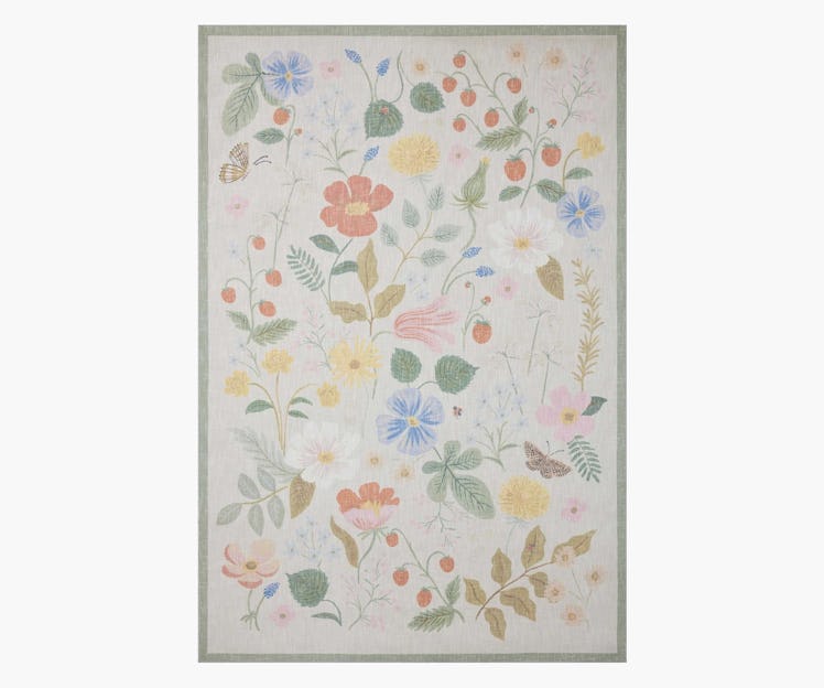 rifle paper co. loloi rug for spring