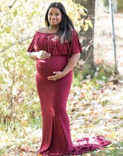 Fabulous Lace A-line Maternity Pregnancy Photoshoot Gown – Glamix