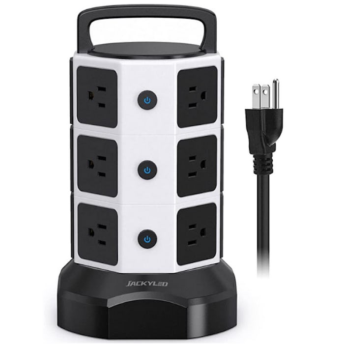 JACKYLED Power Strip Tower Surge Protector