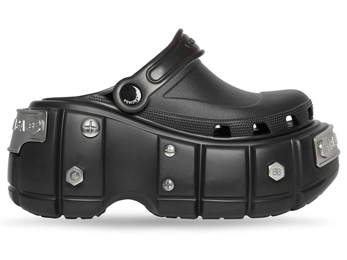 Balenciaga s platform Crocs go full goth with the HardCroc