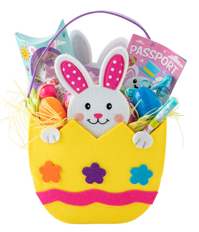 This premade Easter basket for kids includes fun toys.