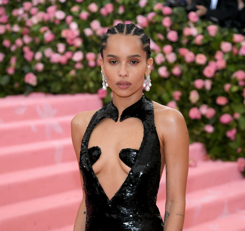 Zoë Kravitz attends the 2019 Met Gala.