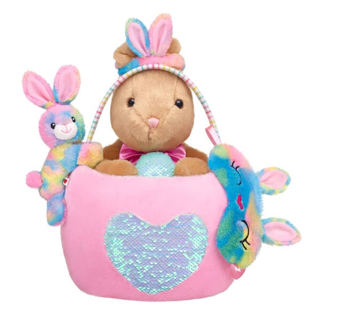 This premade Easter basket from Build-A-Bear is perfect for toddlers. 