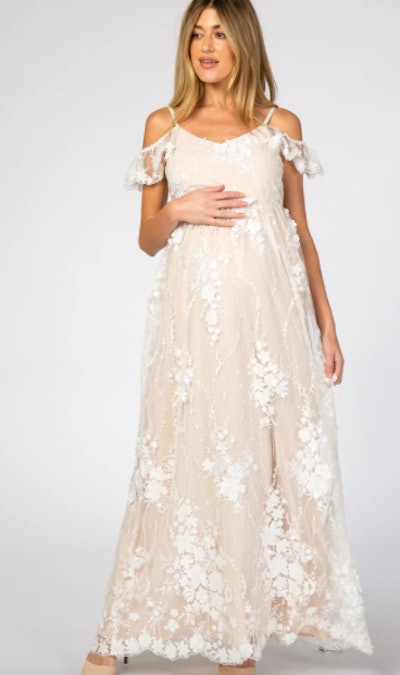 Ivory Floral Goddess Gown is a great goddess gown
