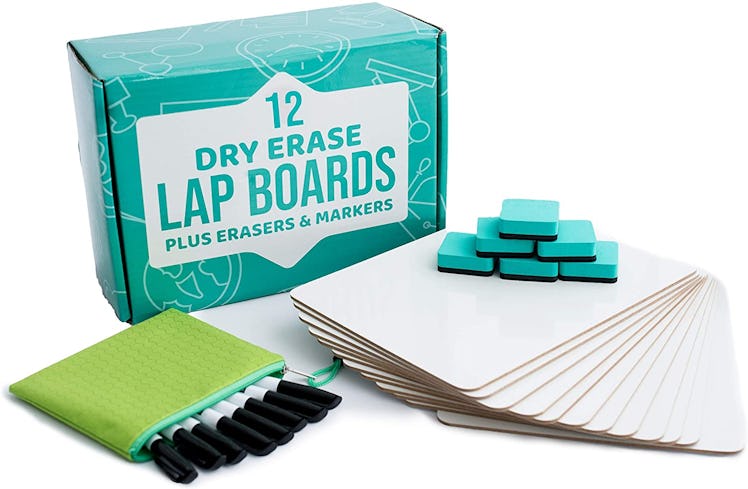 Fat Zebra Designs Dry Erase Lapboards (12-Pack)