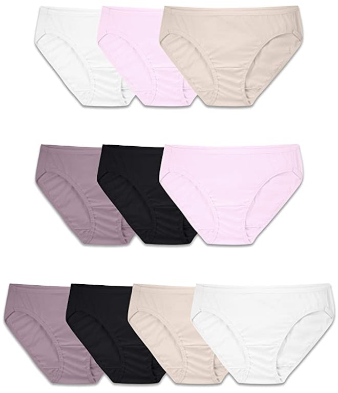 Fruit of the Loom Tag Free Cotton Bikini Panties