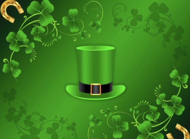 Top Hat Wallpaper makes a great St. Patrick's Day desktop wallpaper