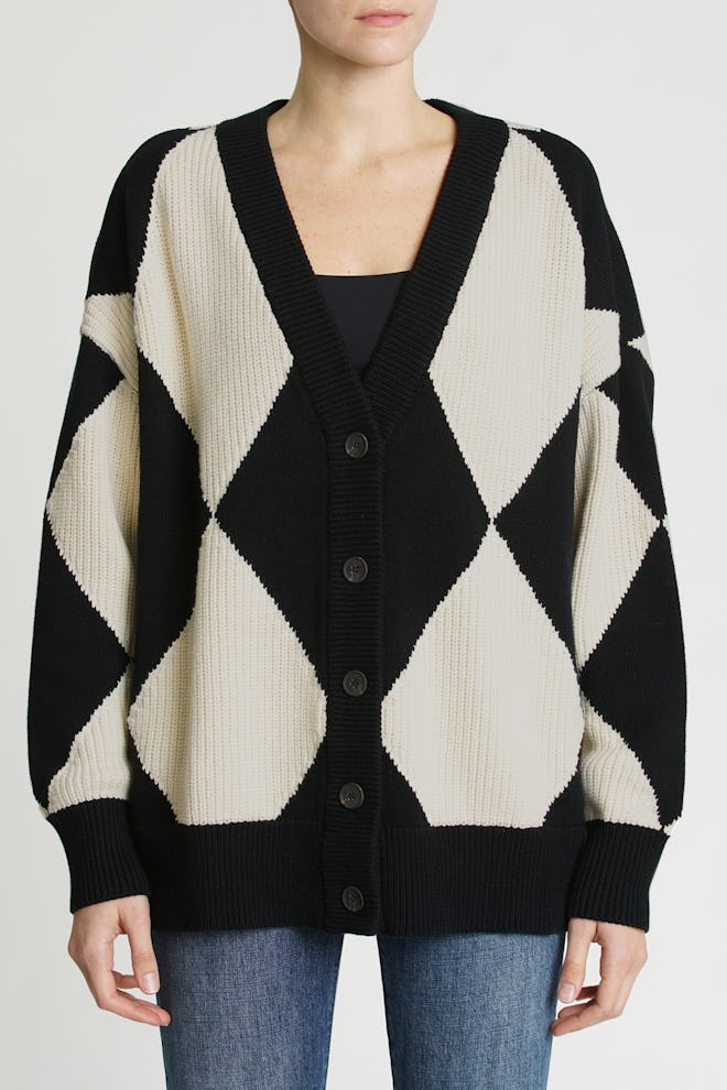 Pistola V-Neck Cardigan is a transitional piece perfect for March.