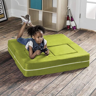 Jaxx Zipline Kids Modular Loveseat & Ottomans/Fold Out Lounger