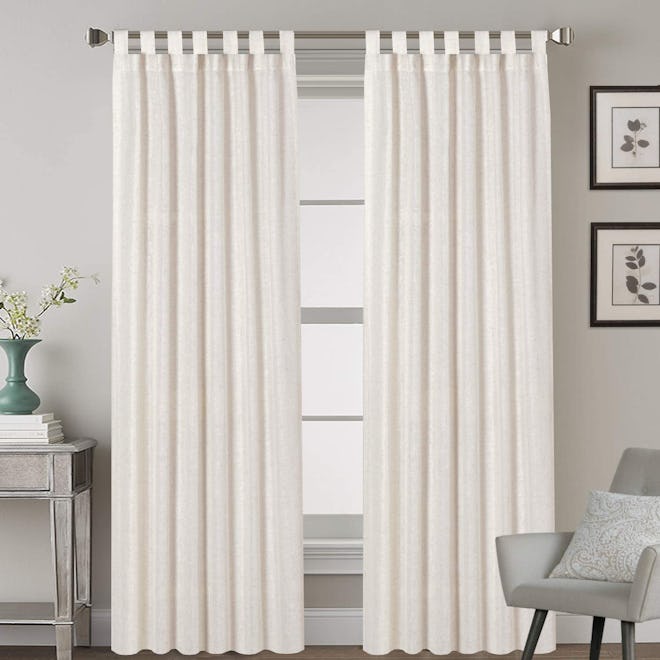 H.VERSAILTEX High Woven Linen Curtains (2 Panels)