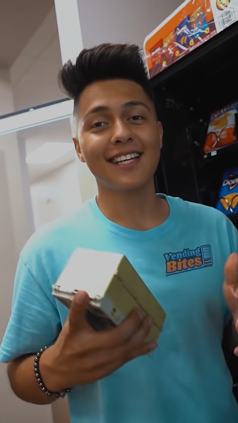 Vending machine YouTuber