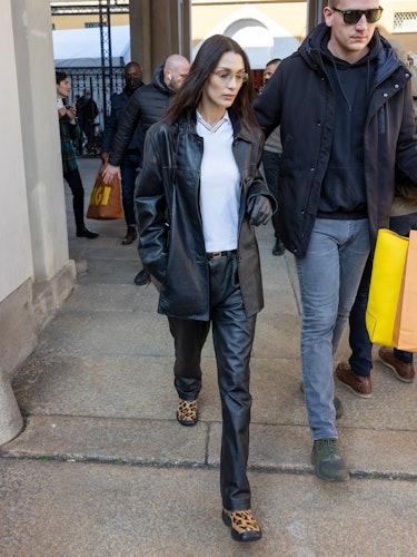 Bella and Gigi Hadid Enjoy a Matching Street Style Moment