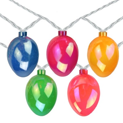 10-Count Pearl Multi-Colored Easter Egg String Light Set