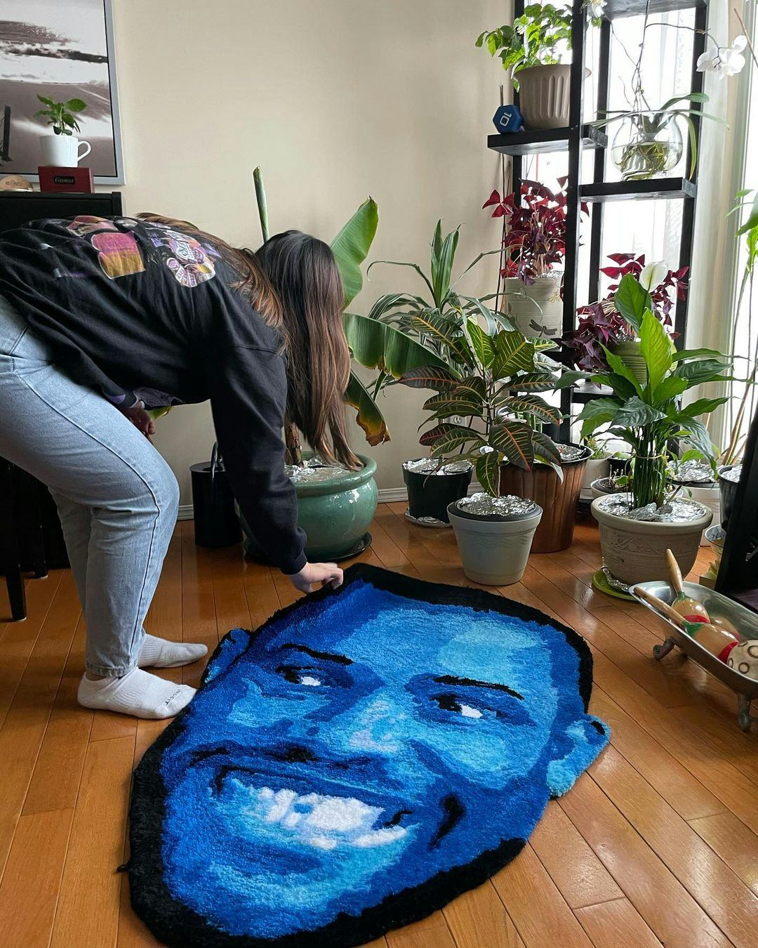 @neverthesameco Frank Ocean 4ft rug
