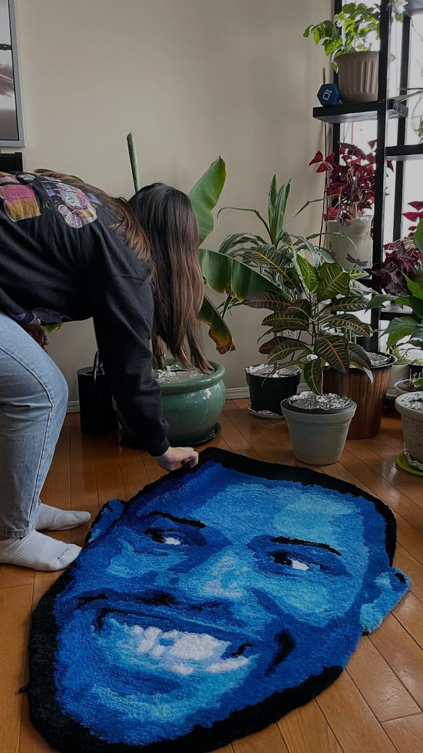 @neverthesameco Frank Ocean 4ft rug