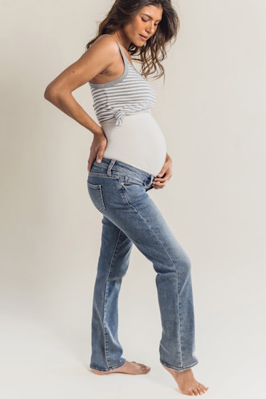 maternity wardrobe flare maternity jeans