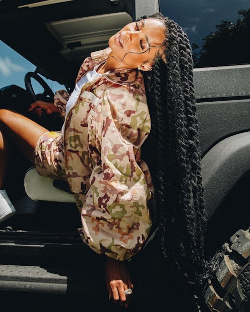 Ciara in jumbo Senegalese twists