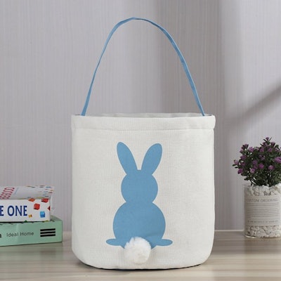 Bunny Printed Easter Basket