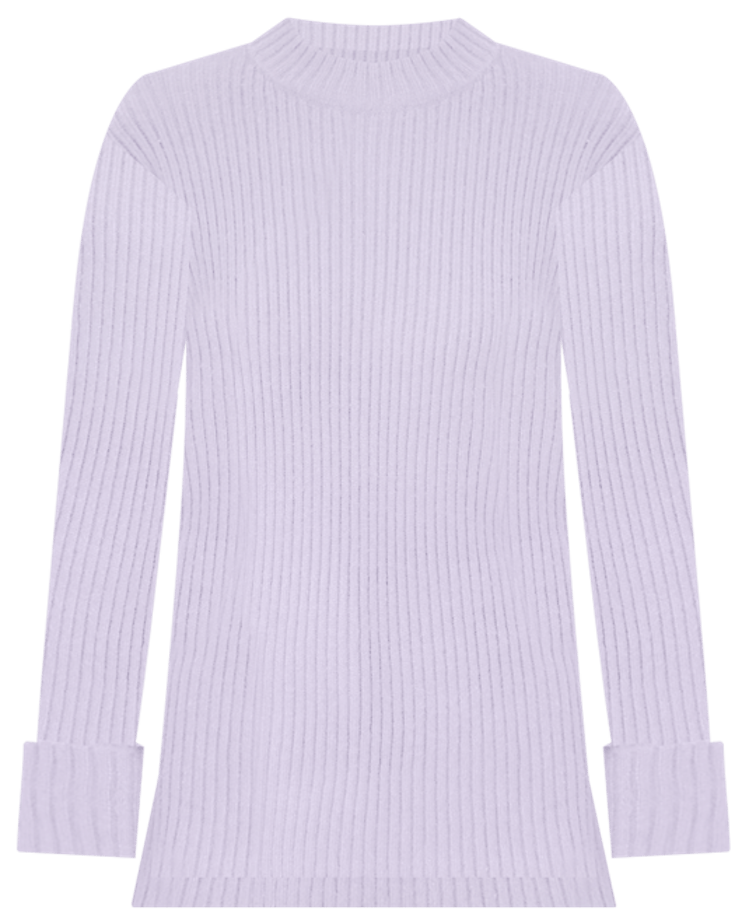 maternity wardrobe long purple tunic sweater