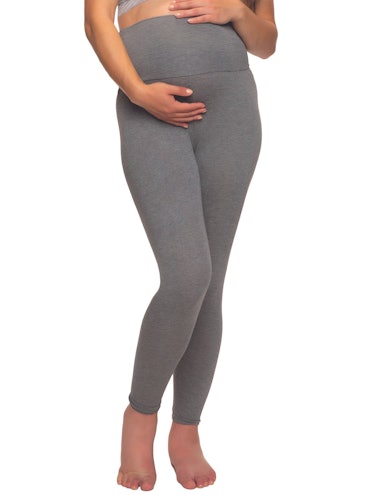 maternity wardrobe grey modal maternity leggings