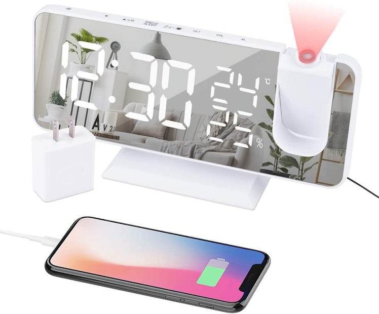 EVILTO Projection Alarm Clock