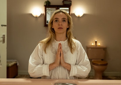 Villanelle praying in the Killing Eve season 4 premiere
