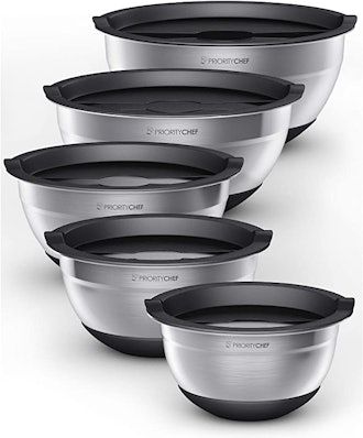 PriorityChef Stainless Steel Mixing Bowls