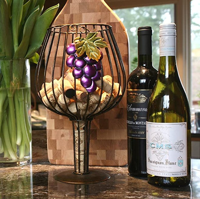 Thirteen Chefs Big Wine Glass Cork Holder 