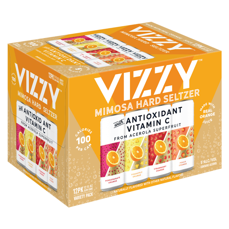 Vizzy's new Mimosa Hard Seltzer is a brunch game-changer.