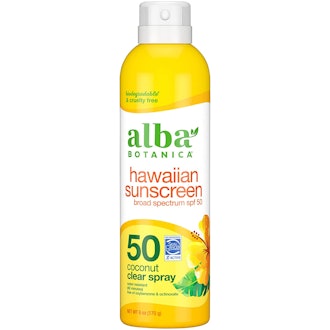 Alba Botanica Hawaiian Sunscreen Coconut Clear Spray