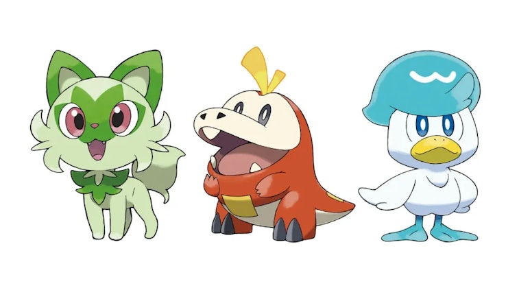 The new Pokemon starters