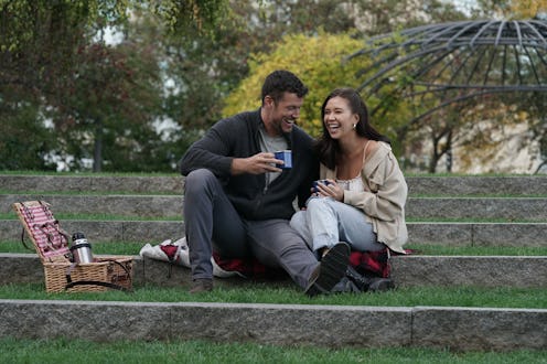 Clayton Echard and Gabby Windey on a one-on-one date during 'The Bachelor'