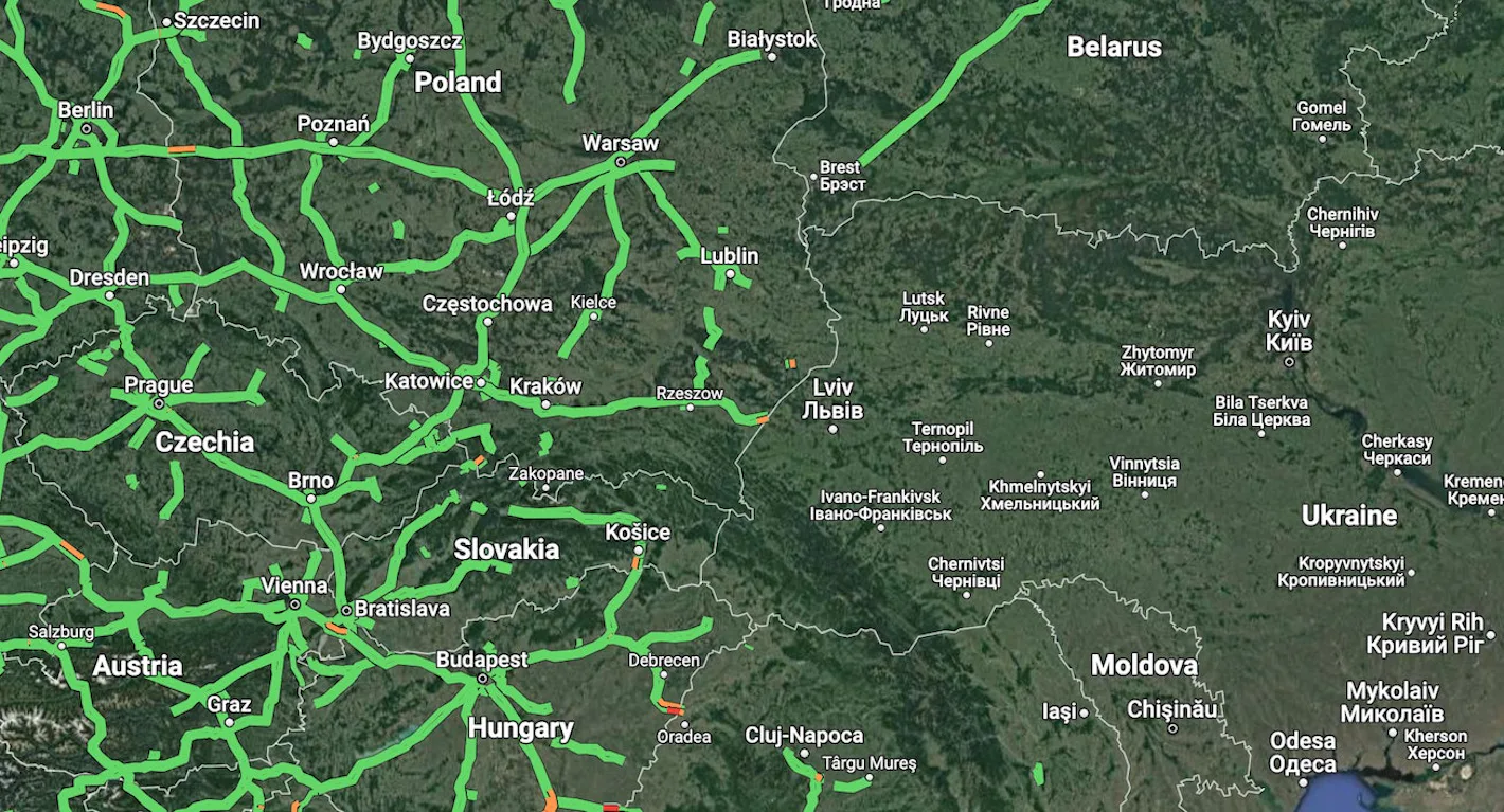 Google disables live Maps data that recorded military operations in Ukraine