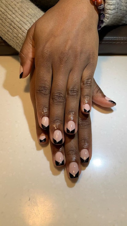 Black French Tips