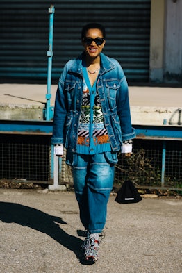 Tamu McPherson Milan Fashion Week Fall/Winter 2022 street style