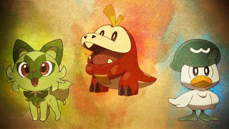 pokemon gen 9 starters