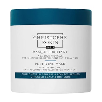 The Christophe Robin mask clears away buildup, oil, and debris for full, fluffy hair which makes it ...