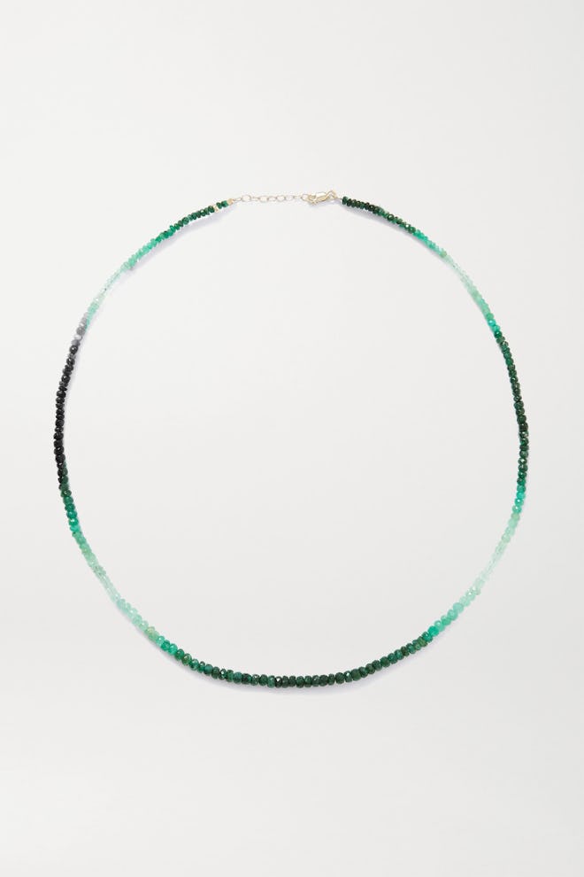 Jia Jia Gold Emerald Necklace
