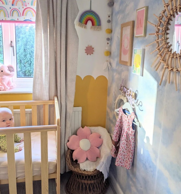 Baby girl nursery ideas; colorful