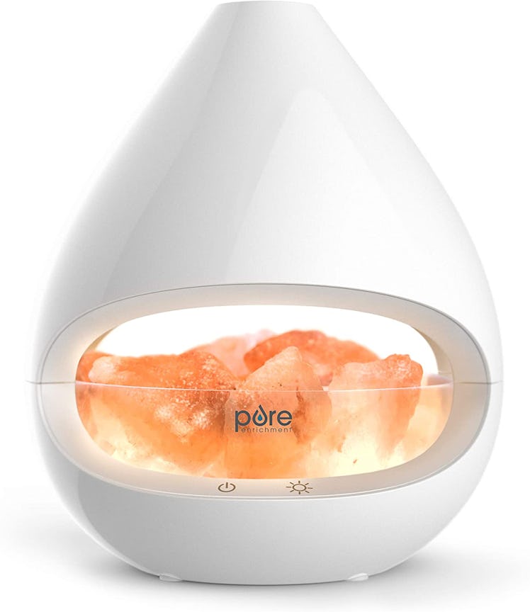 Pure Enrichment Himalayan Salt Lamp & Essential Oil Diffuser