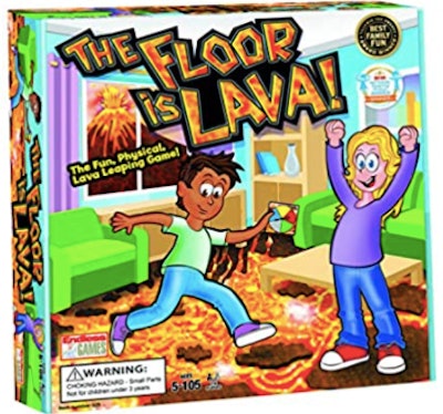 The Floor is Lava is a great board game for 5-year-olds
