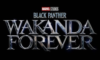 The logo for Black Panther: Wakanda Forever
